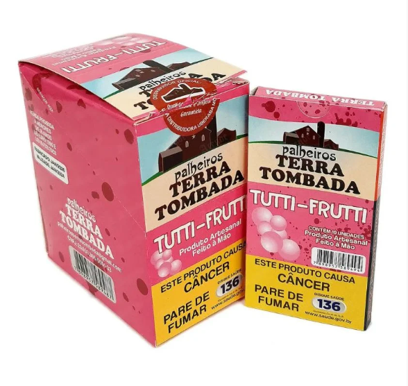 DISPLAY PALHEIRO TERRA TOMBADA 10 MAÇOS C/ 10 CIGARROS