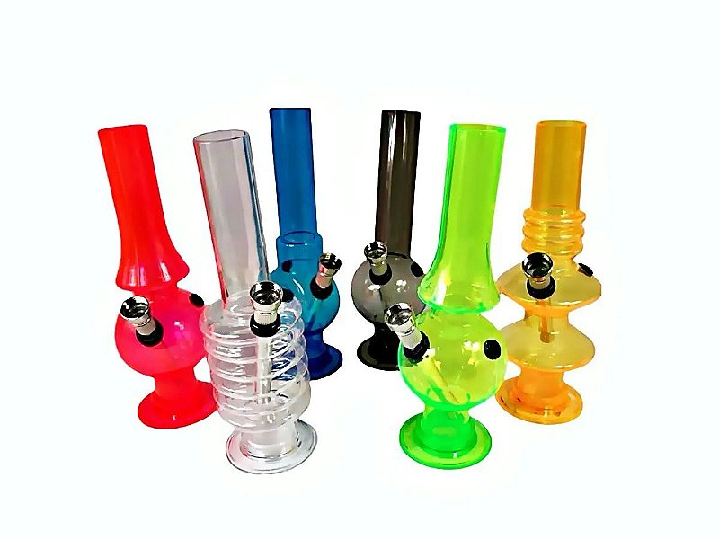 BONG DE ACRÍLICO MÉDIO 21CM