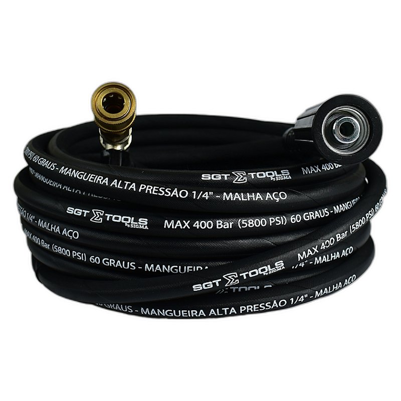 Sigma Tools Mangueira Trama de Aço 12M 5800 PSI