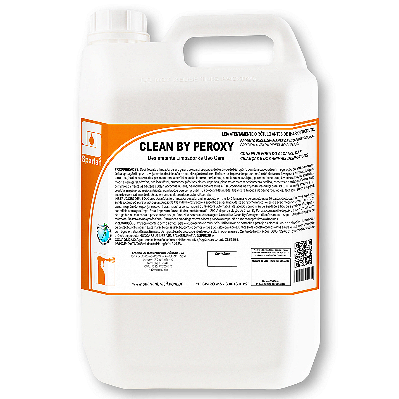 Spartan Clean By Peroxy 5 Litros