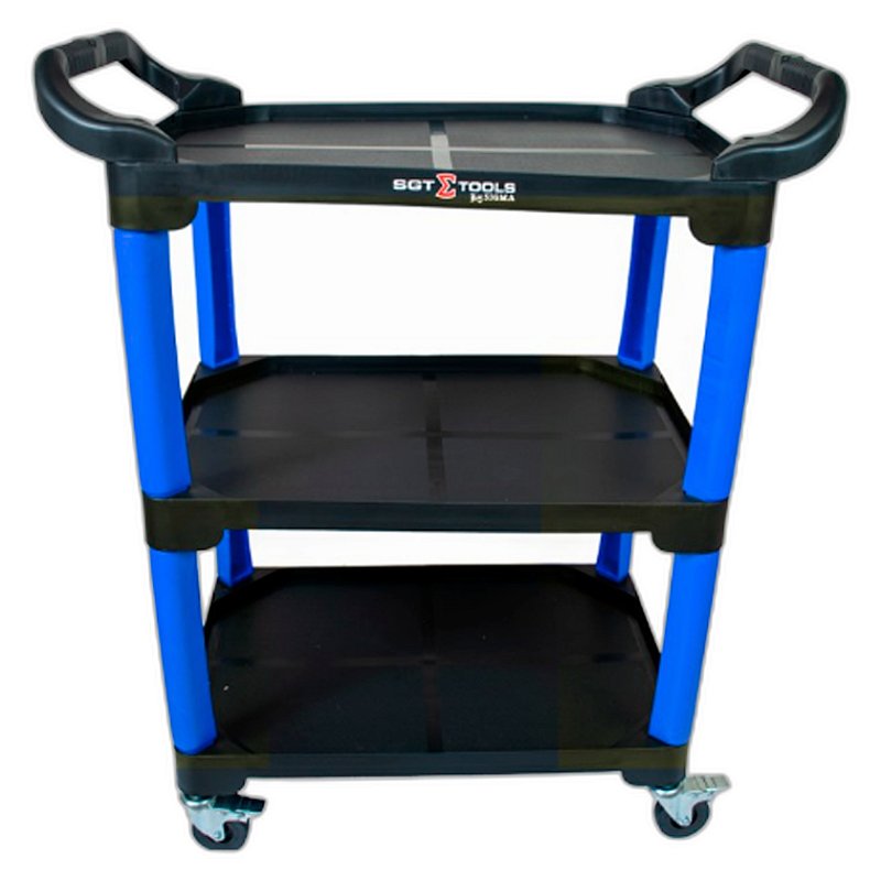 Sigma Tools Carrinho 3 Bandejas Azul