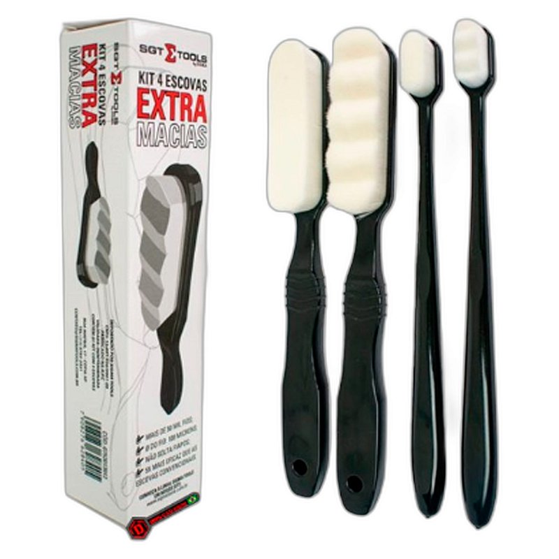 Sigma Tools Kit 4 Escovas Extra Macias