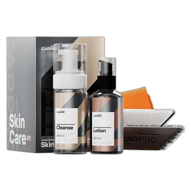 CarPro SkinCare Kit de Limpeza e Hidratação de Couro