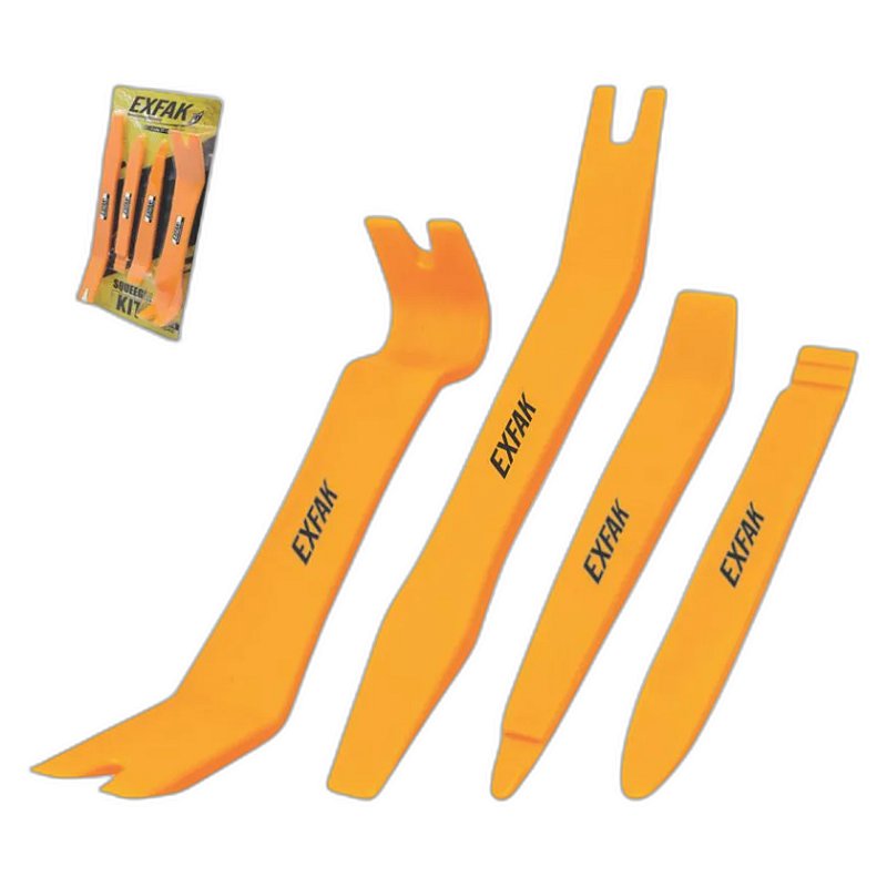 Exfak Kit Espátulas Profissional 4 Peças 77-1313