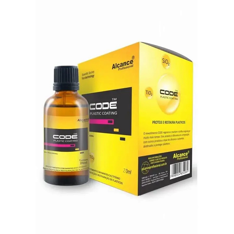 Alcance CODE Vitrificador de Plástico 20ml