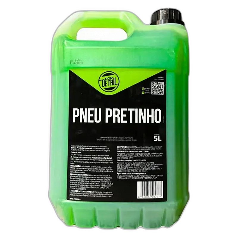 ForDetail Pneu Pretinho Glicerina 5L