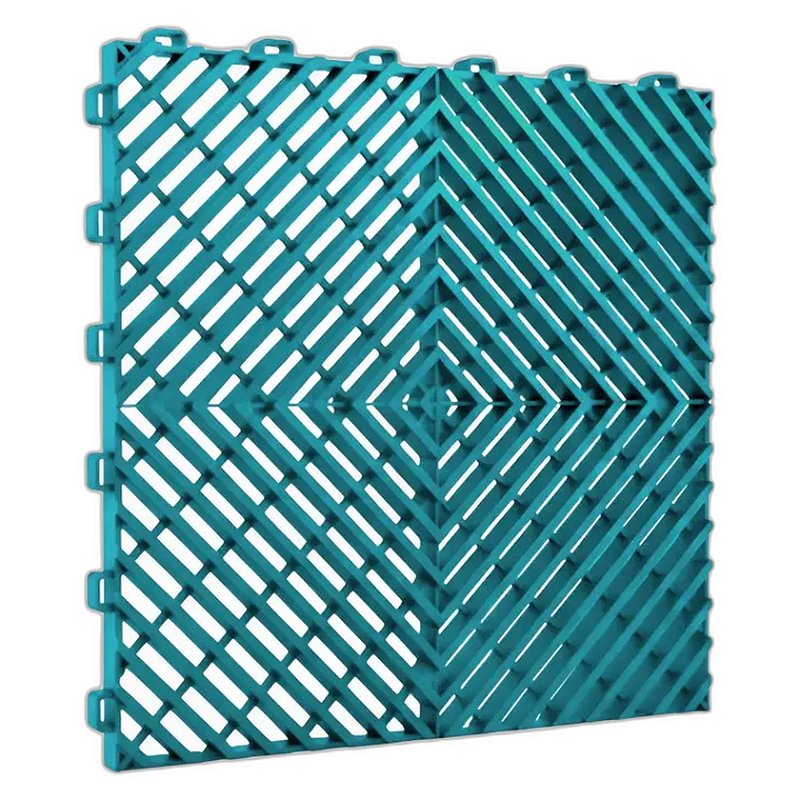 Mandala Piso Modular 30x30 Verde Tiffany