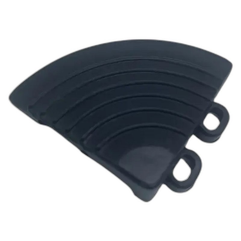 Mandala Piso Modular Rampa Curva Preto