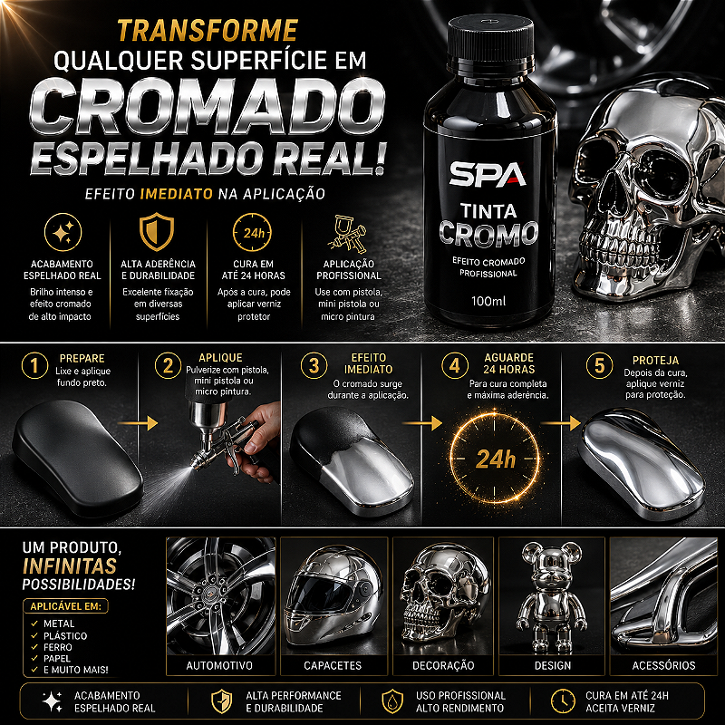 SPA Tinta Cromo 100ml