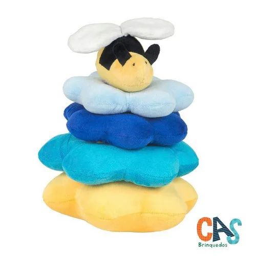 Abelhinha De Encaixe da Bichos de Pano - Brinquedo Educativo e Sustentável