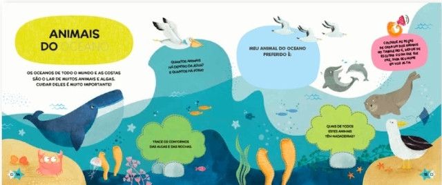 Abremente Mini: Animais do Oceano
