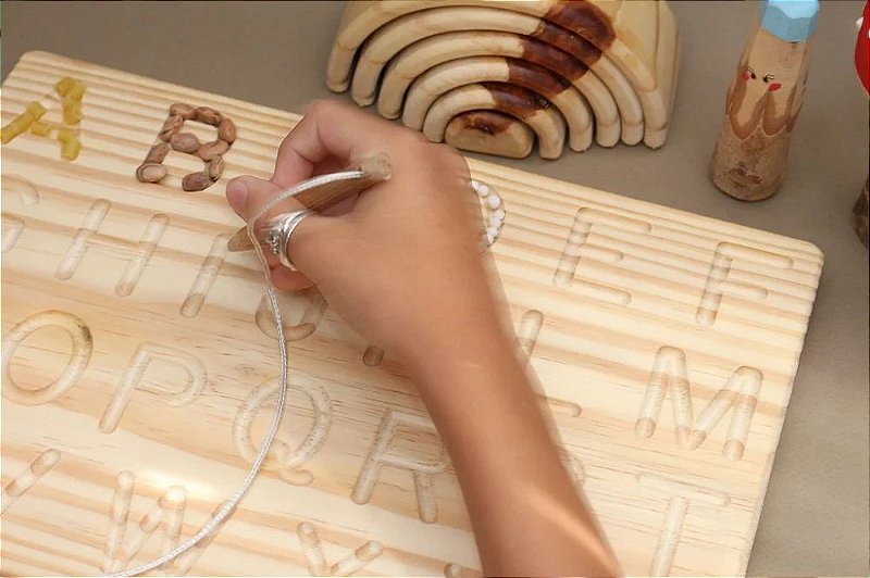 Alfabeto de Escrita Montessori - Criando Brinquedos