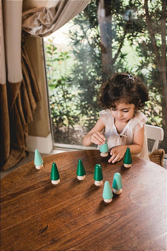 Árvores - Brinquedo de Madeira - Lume Brinquedos
