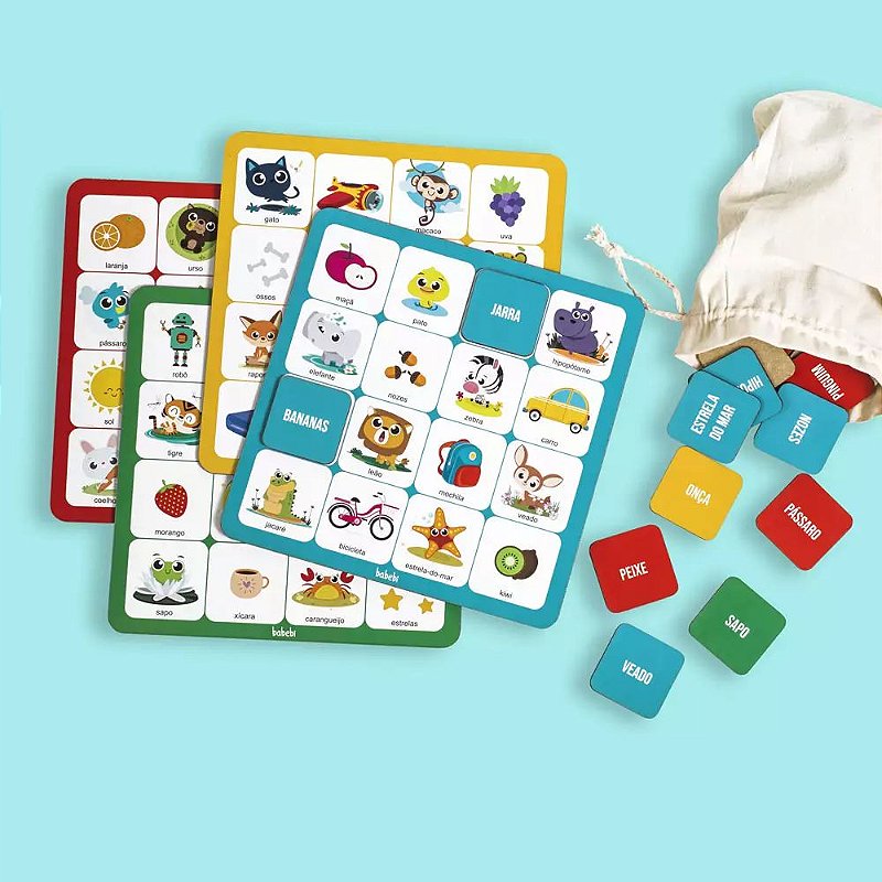 Bingo das palavras - Babebi Brinquedos