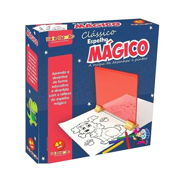 Brinquedo Clássico Espelho Mágico - Bate Bumbo