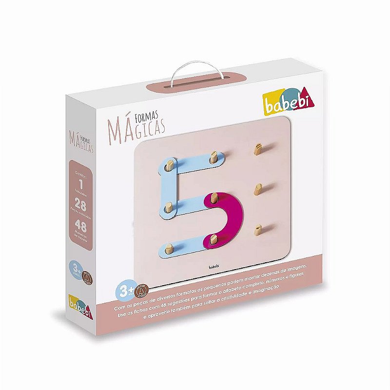 Brinquedo Educativo Formas Mágicas - Brinquedo de Encaixe - Lume Brinquedos