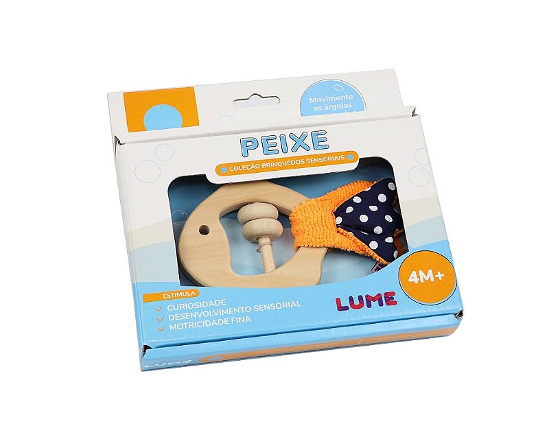 Peixe Sensorial para Bebês: Estímulos Divertidos para Desenvolvimento Saudável! Lume Brinquedos