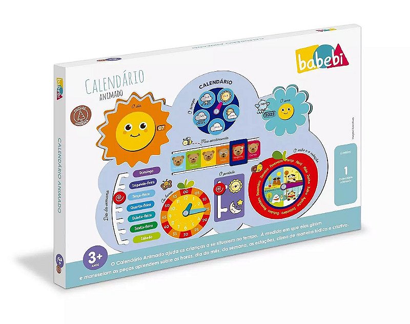 Calendário Animado - Babebi Brinquedos