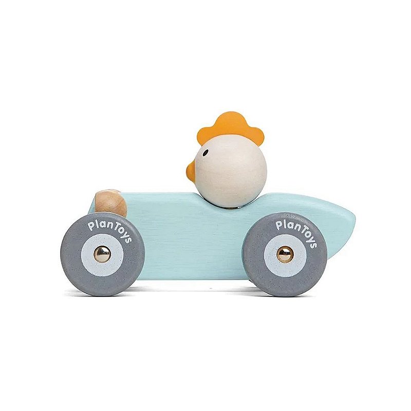 Carro de Corrida do Sr. Galo Chicken - Plan Toys