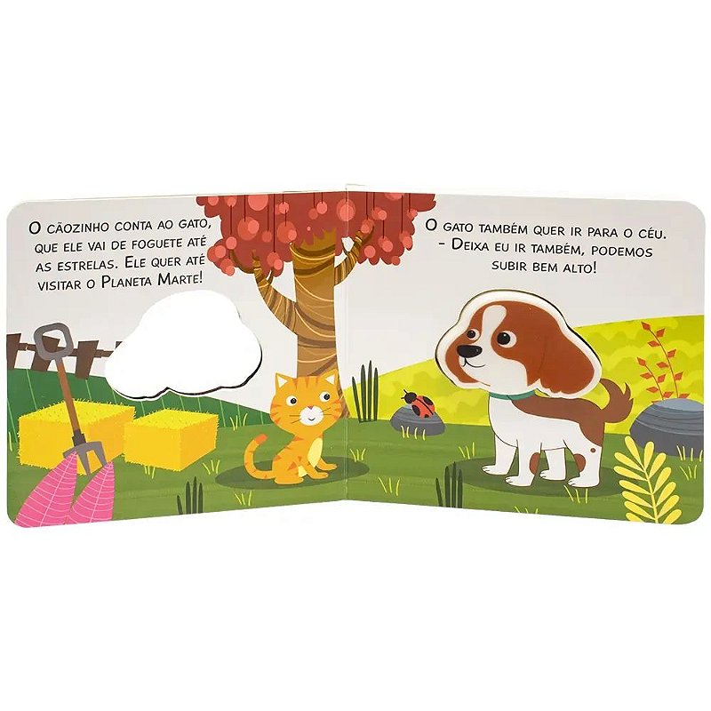 É do barulho! Um livro squeaky: Cãozinho - Happy Books
