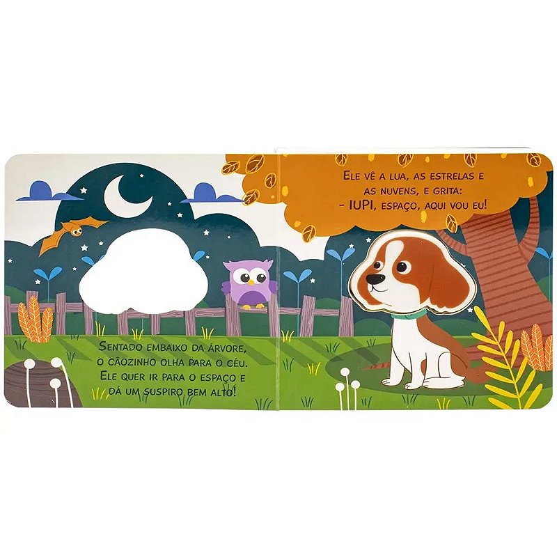 É do barulho! Um livro squeaky: Cãozinho - Happy Books