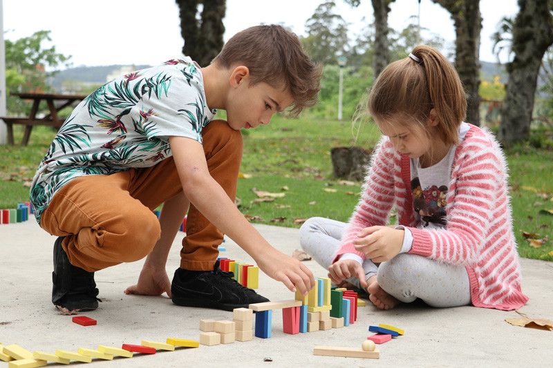 Efeito dominó 38 peças - Lume Brinquedos