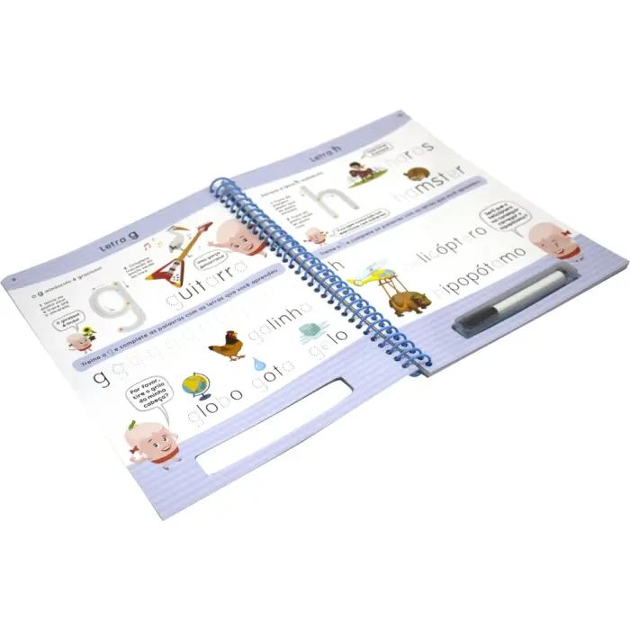 Ensino Fundamental Alfabetização Escreva e Apague: Minúsculas - Happy Books