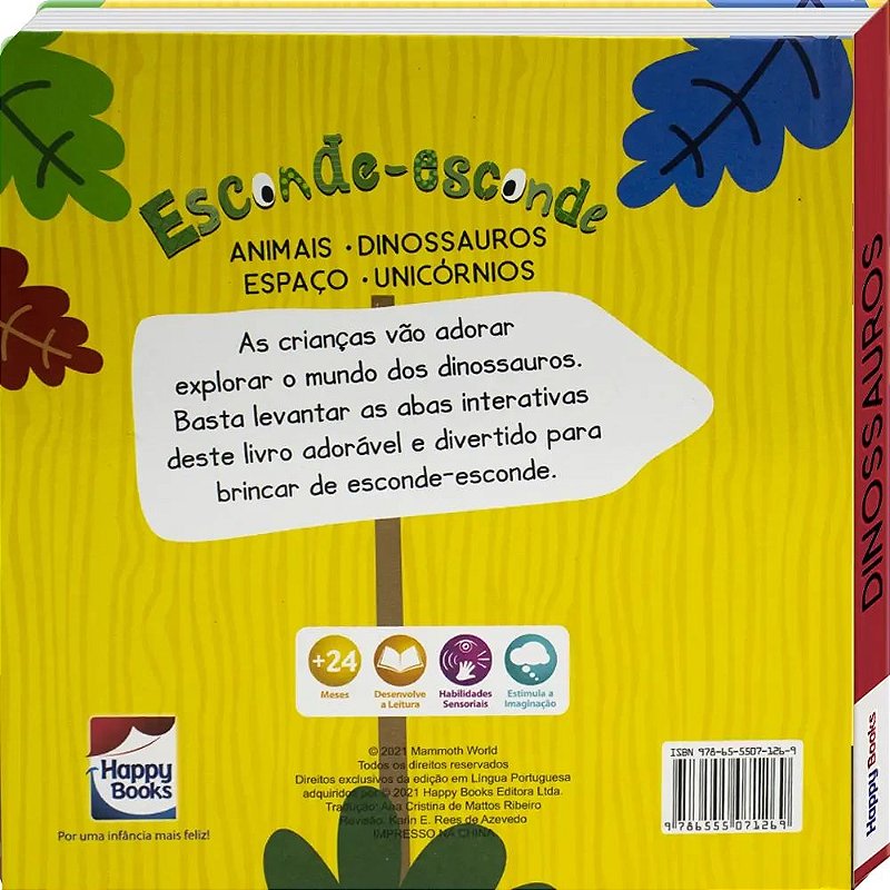 Esconde-Esconde: Dinossauros - Happy Books