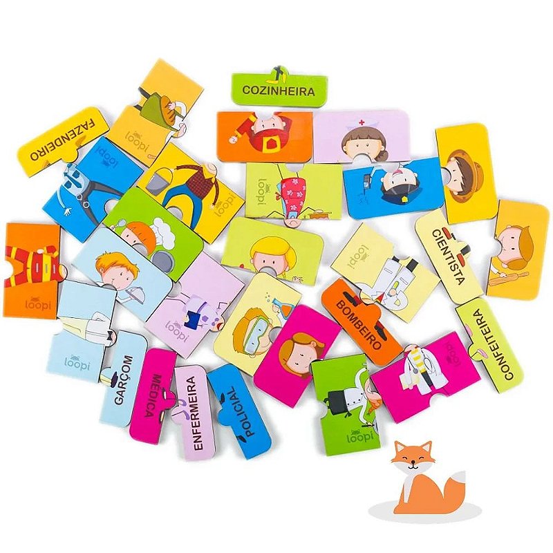 Jogo das Profissões - Loopi Toys