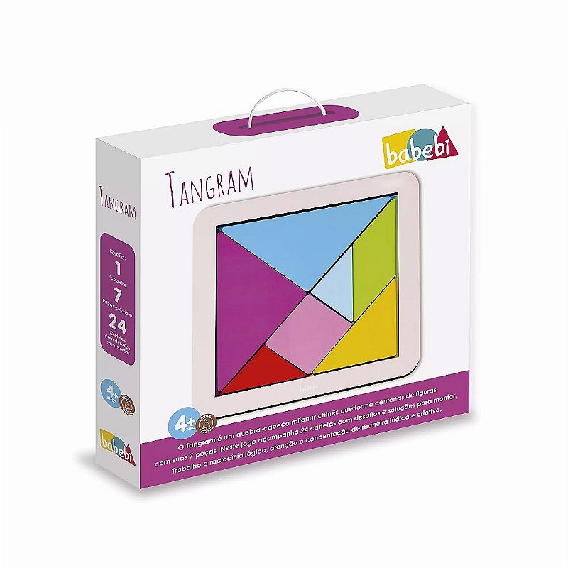 Jogo Educativo Tangram - Babebi Brinquedos