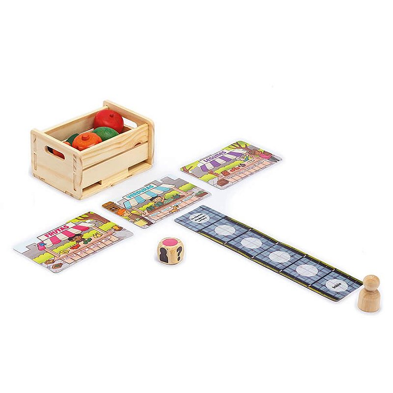 Ludo Clássico Brinquedo Educativo de Madeira - Jogo Tradicional