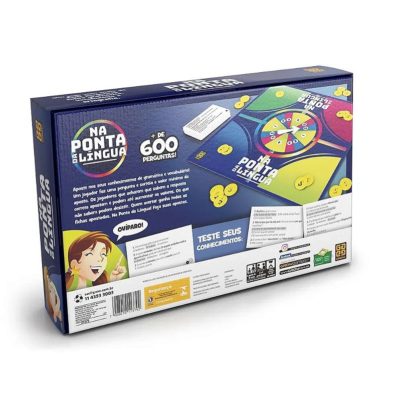 Jogo na Ponta da Língua - Grow