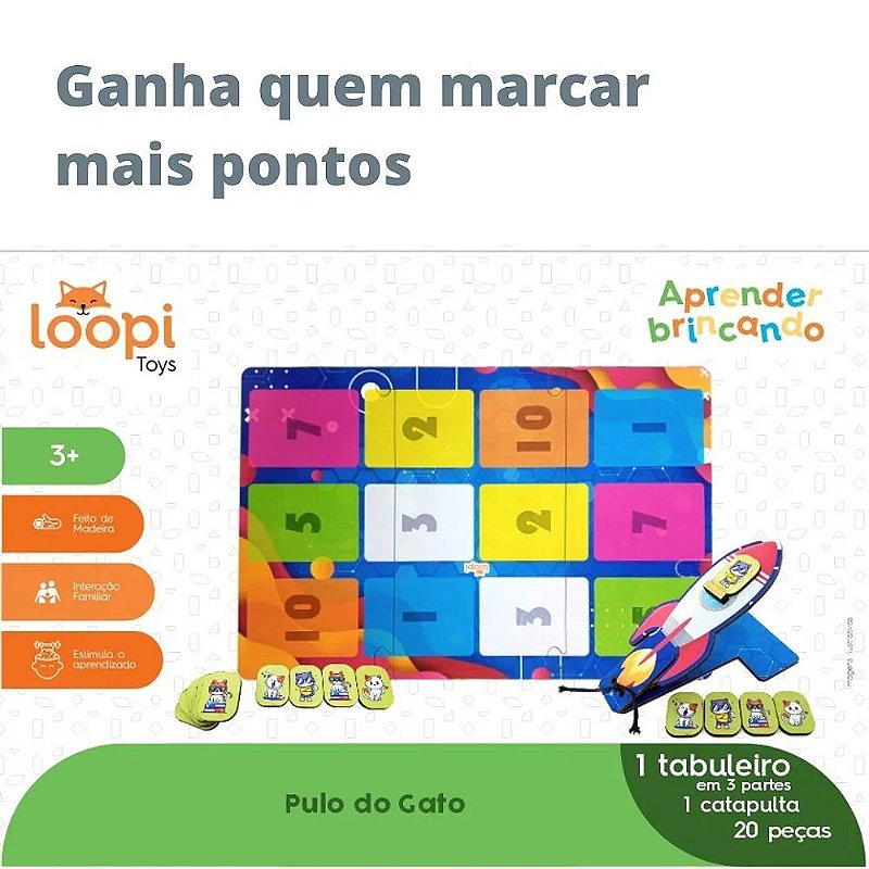Jogo Pulo do Gato - Loopi Toys