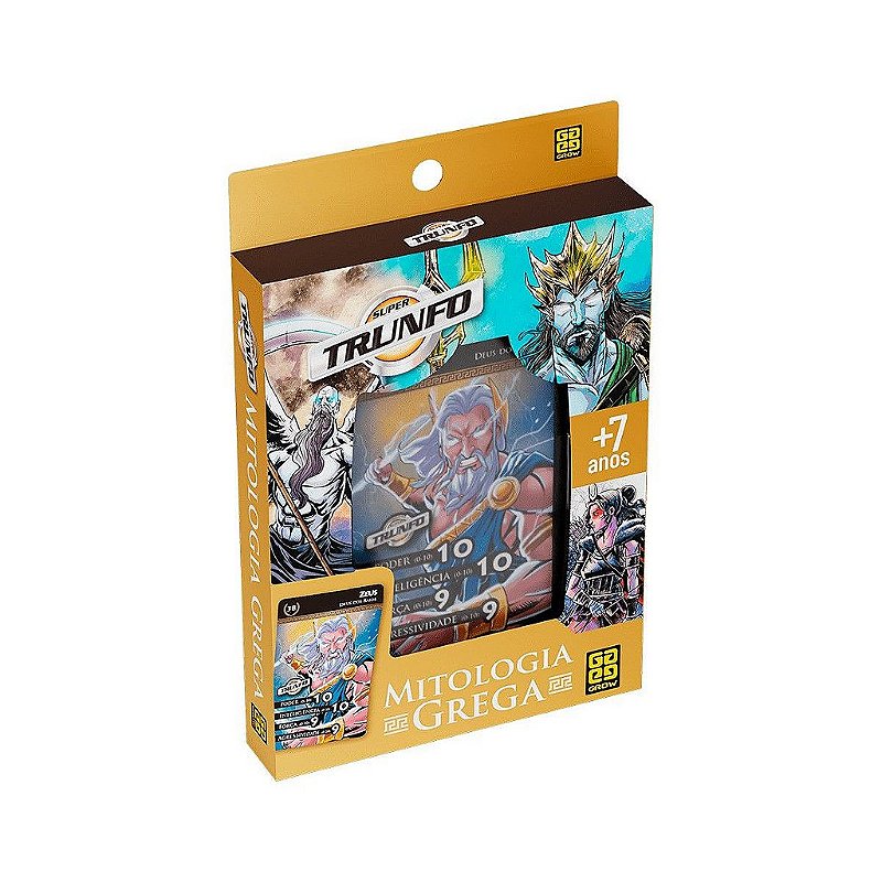 Jogo Super Trunfo Mitologia Grega - Grow