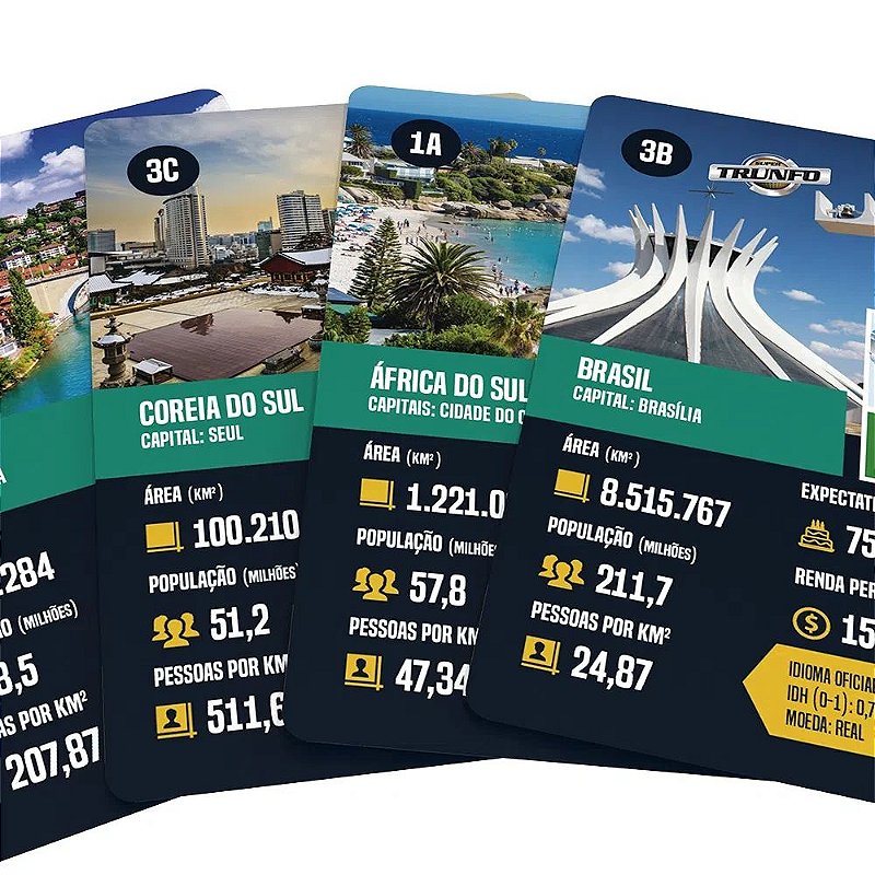 Jogo Super Trunfo Países - Grow