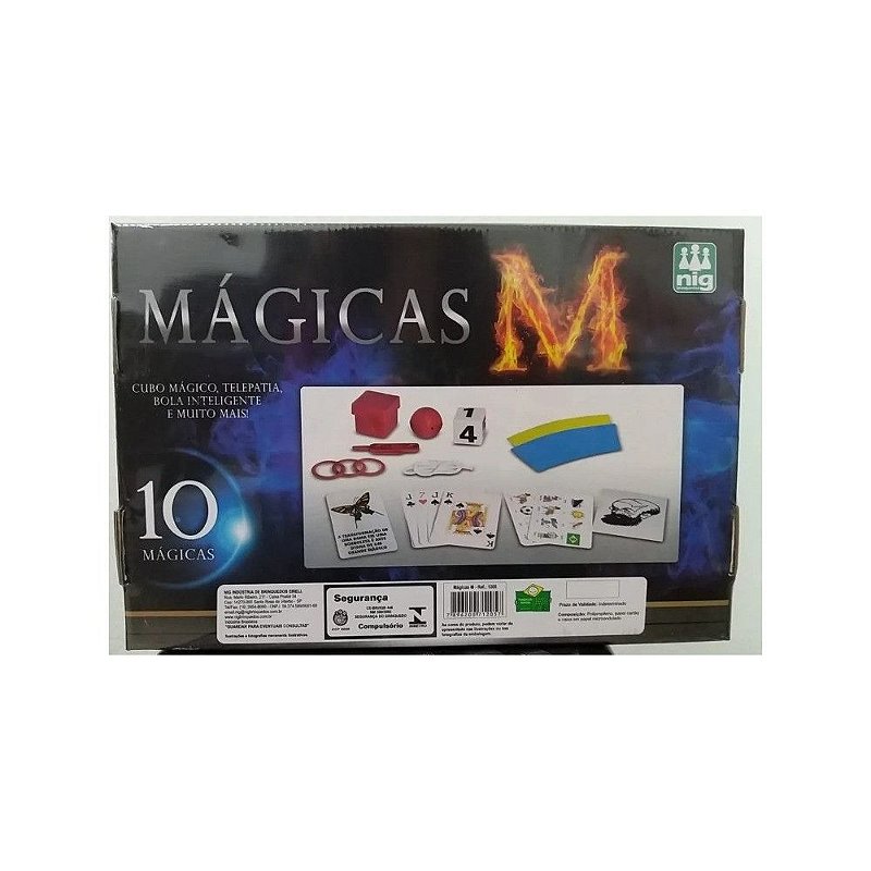 Kit com 10 Mágicas e Truques super interessantes - Nig Brinquedo