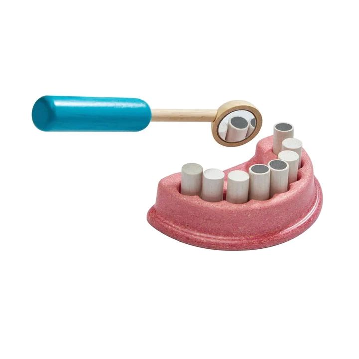 Kit Dentista Infantil PlanToys®: Aprendendo a Cuidar dos Dentes Brincando