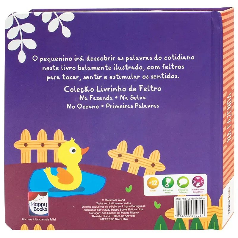 Livrinho de Feltro: Na Fazenda - Happy Books