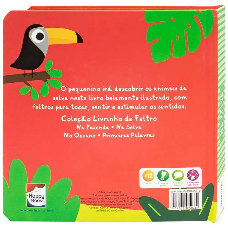 Livrinho de Feltro: Na Selva - Happy Books
