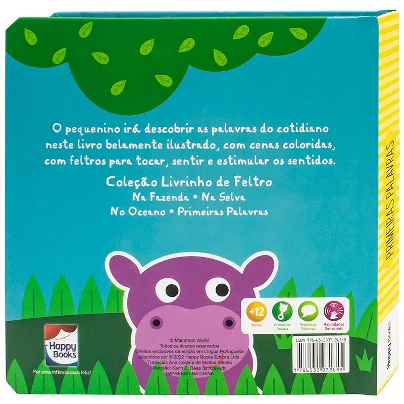 Livrinho de Feltro: Primeiras Palavras - Happy Books