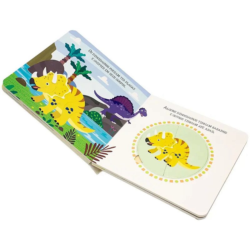 Livrinho Quebra-cabeça: Dinossauros - Happy Books
