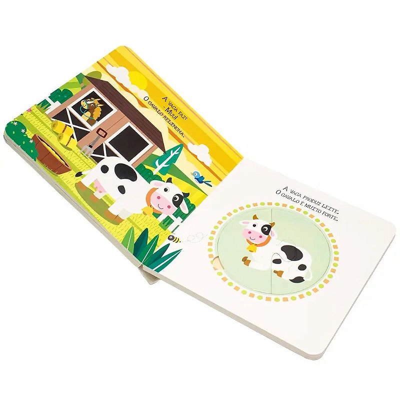 Livrinho Quebra-cabeça: Fazenda - Happy Books