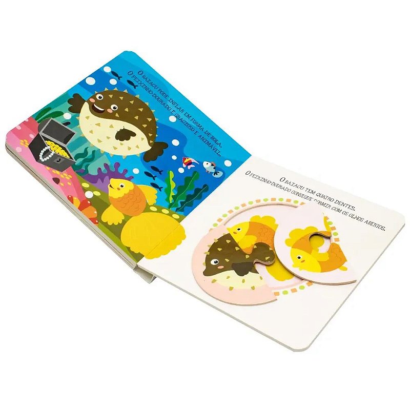 Livrinho Quebra-cabeça: Oceano - Happy Books