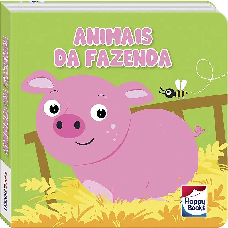 Livro + Quebra-cabeças sensoriais: Animais da Fazenda - Happy Books