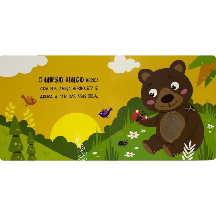 Livro Animais Fofuchos - Toque e Sinta: Animais Filhotes - Happy Books