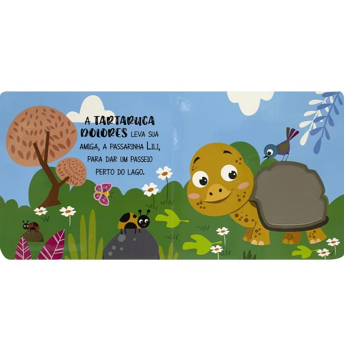 Livro Animais Fofuchos - Toque e Sinta: Animais Filhotes - Happy Books