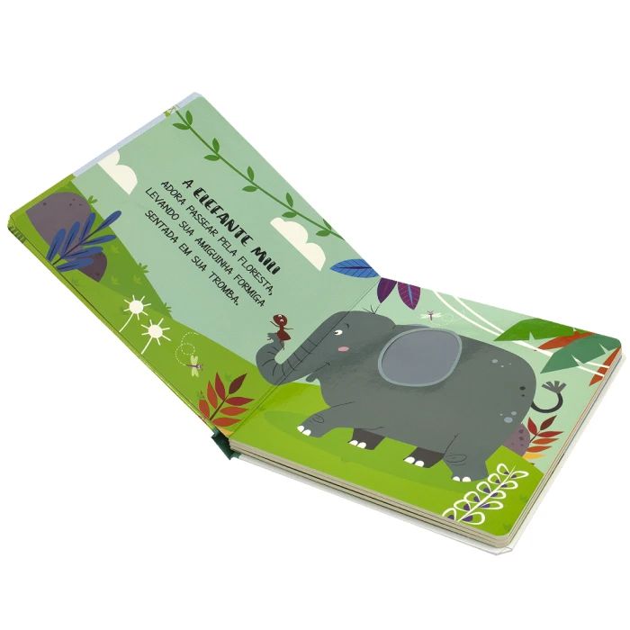 Livro Animais Fofuchos - Toque e Sinta: Animais Selvagens - Happy Books