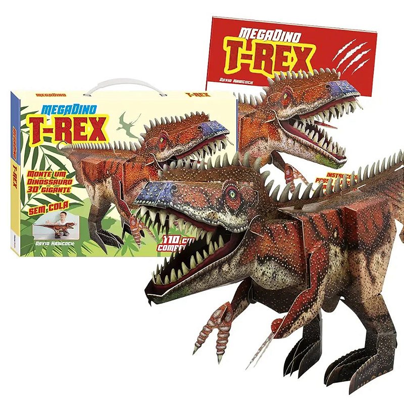 Livro Mega Dino: T-REX - Happy Books