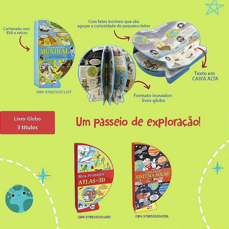 Livro-Globo: Explore o Sistema Solar - Happy Books