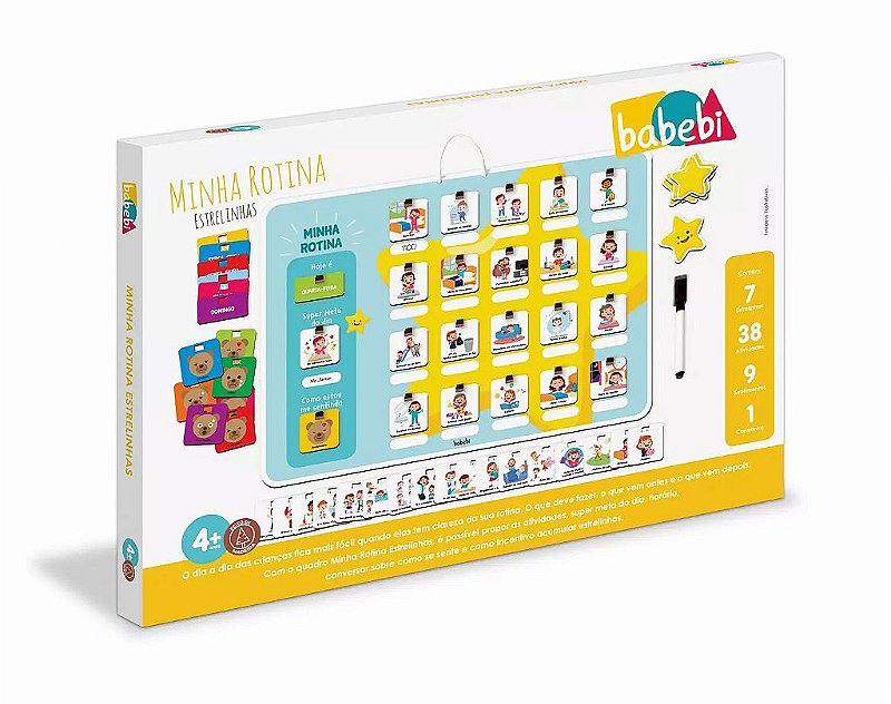 Minha Rotina Estrelinhas - Babebi Brinquedos